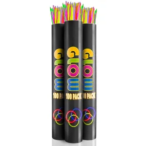 200-Count 22-Inch Glowsticks Necklaces Party Pack - Assorted Colors - Great for 4Th of July