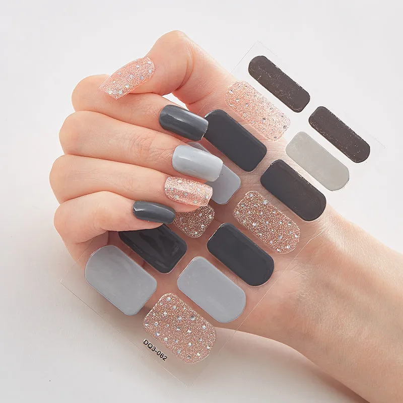 3D Laser Gilding Process Nail Oil Film – Nail Enhancement Sticker