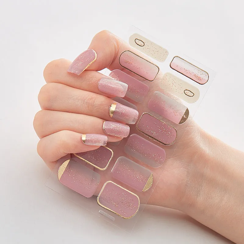 3D Laser Gilding Process Nail Oil Film – Nail Enhancement Sticker