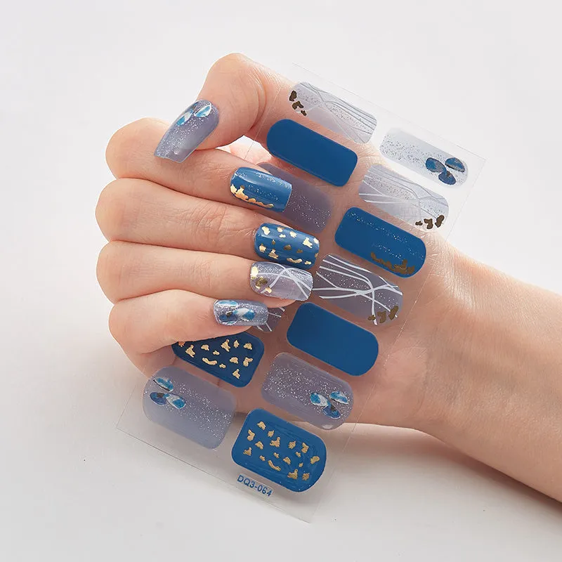 3D Laser Gilding Process Nail Oil Film – Nail Enhancement Sticker