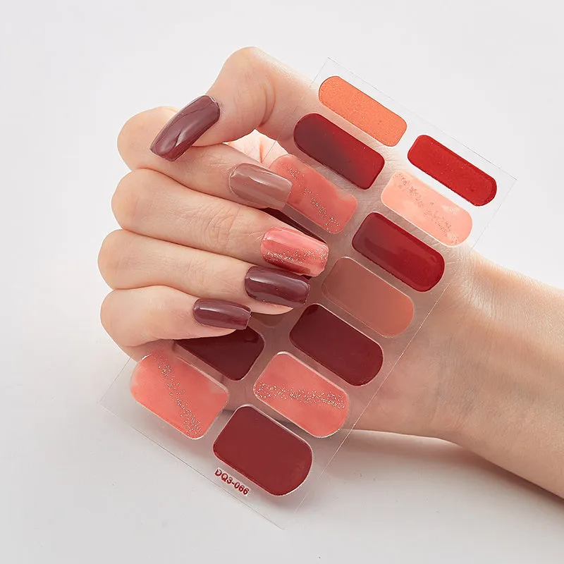 3D Laser Gilding Process Nail Oil Film – Nail Enhancement Sticker