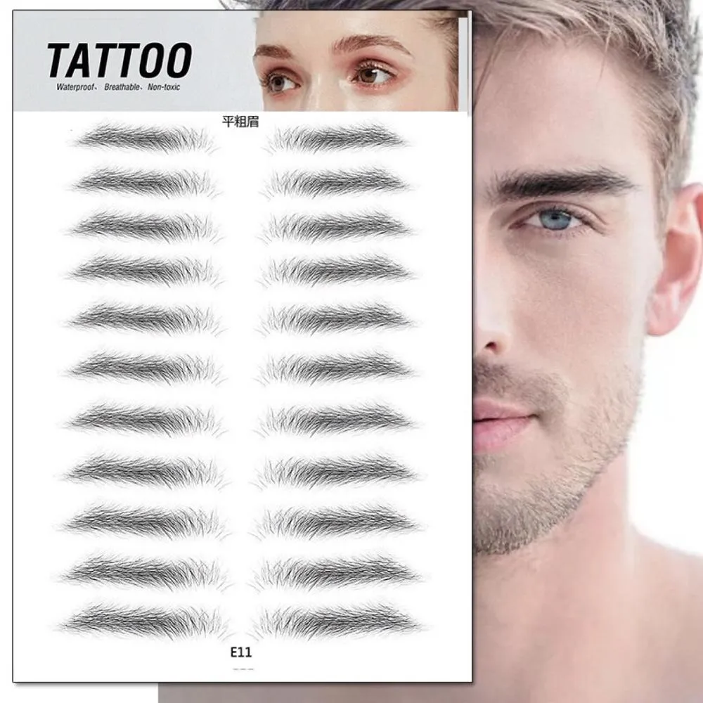 4D Natural Hair Like Water Transfer Waterproof Long Lasting Eyebrow Tattoo Sticker