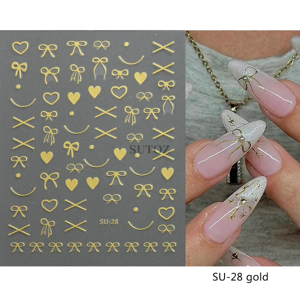 5D Floral Geometry Japanese Nail Art Stickers: Impeccable Design & Quality