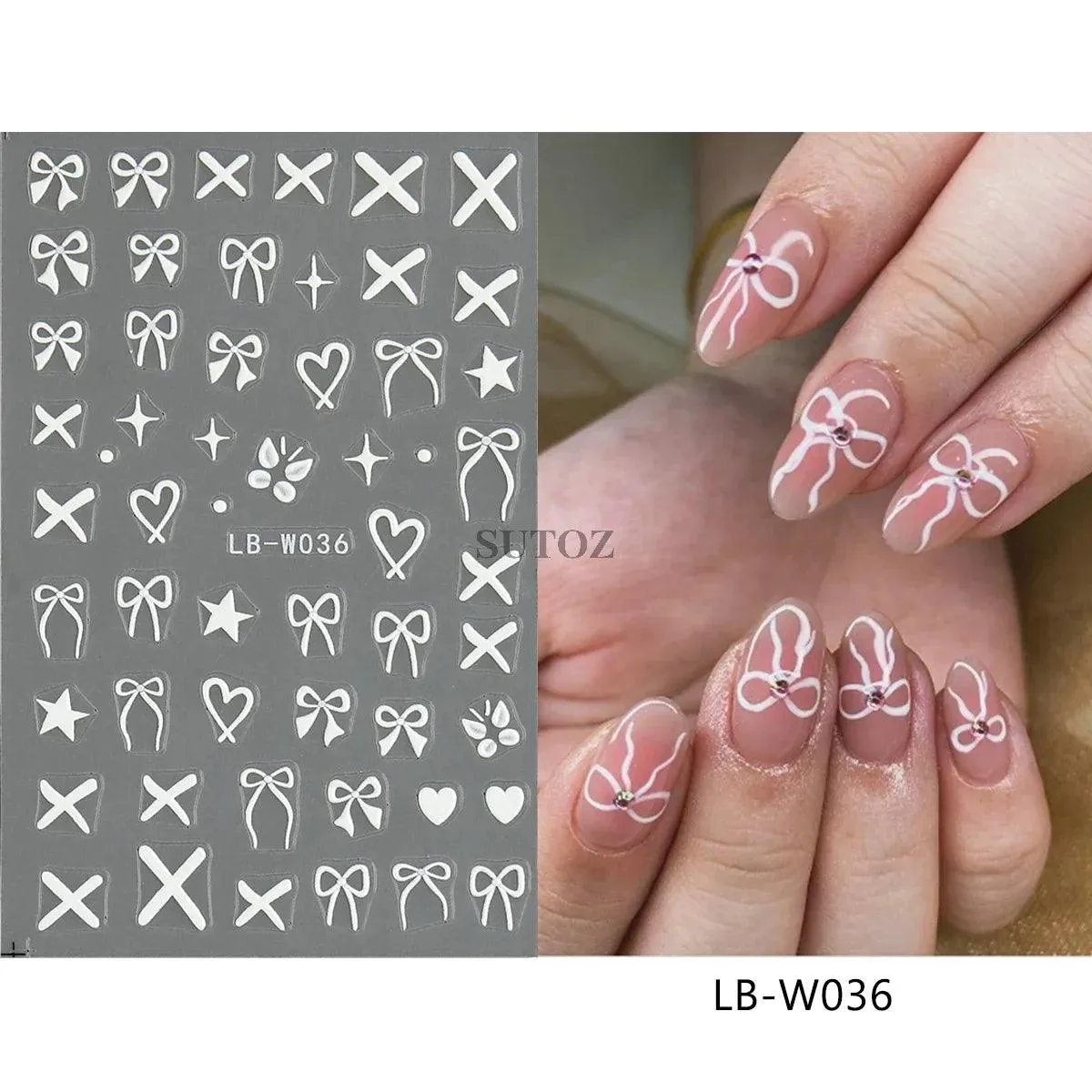 5D Floral Geometry Japanese Nail Art Stickers: Impeccable Design & Quality