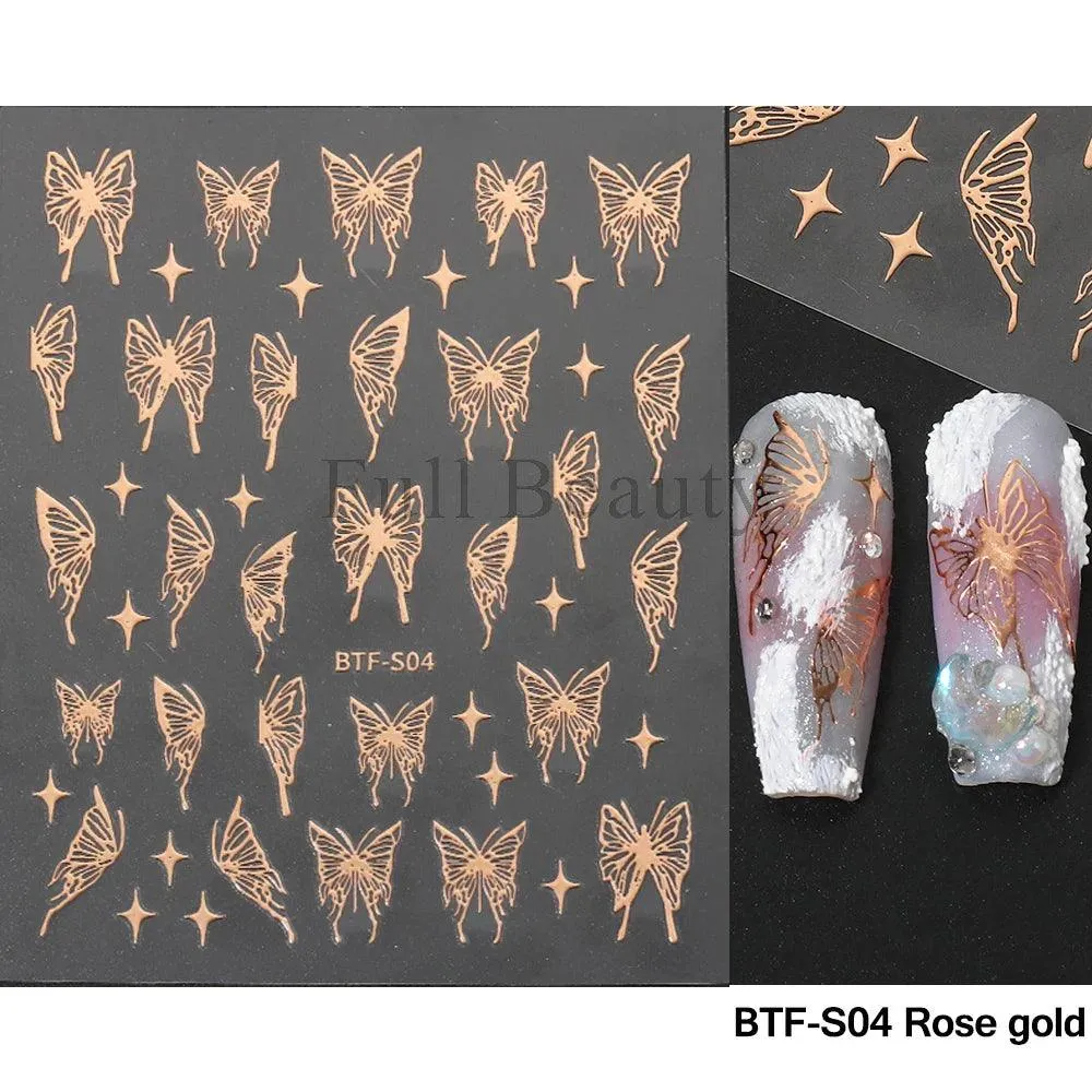5D Floral Geometry Japanese Nail Art Stickers: Impeccable Design & Quality