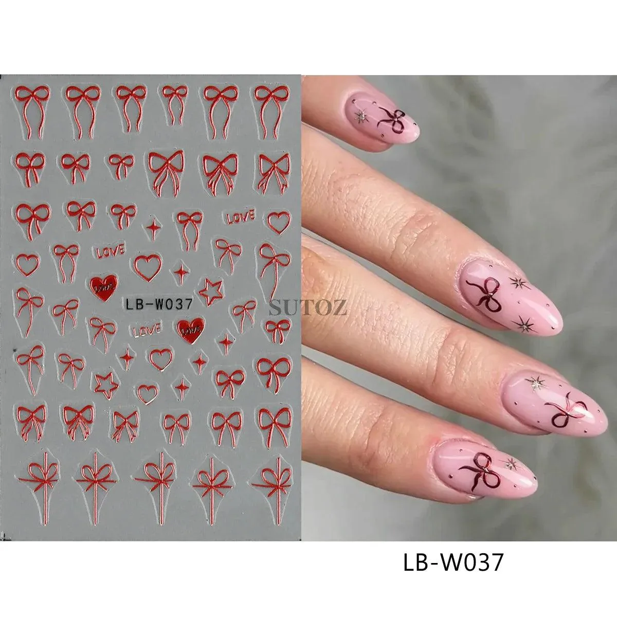 5D Floral Geometry Japanese Nail Art Stickers: Impeccable Design & Quality