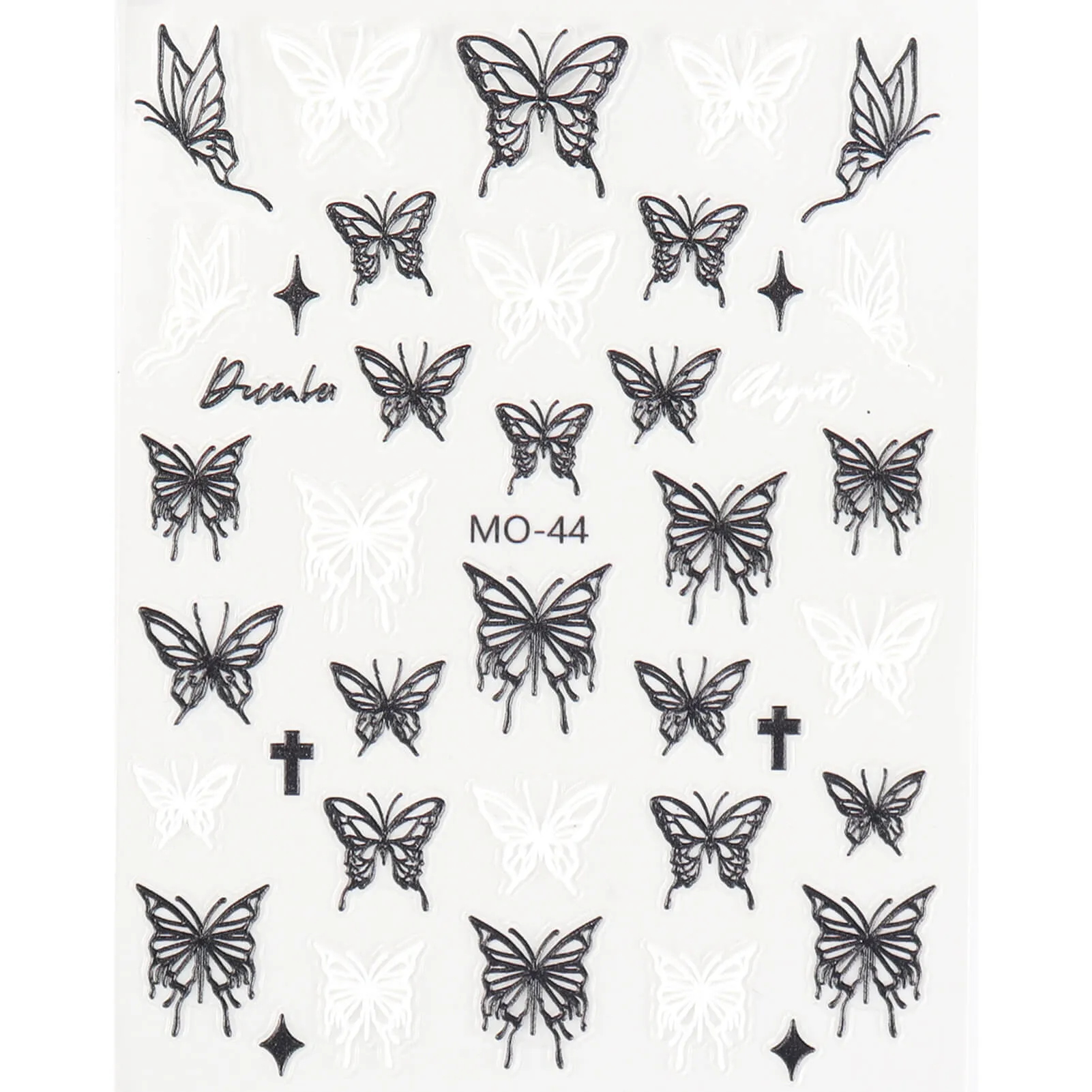 5D Nail Stickers-Butterfly