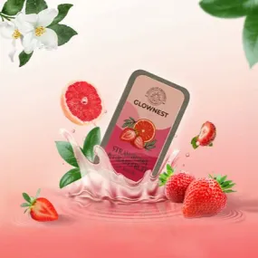 All Natural Strawberry & Grapefruit Lip Balm