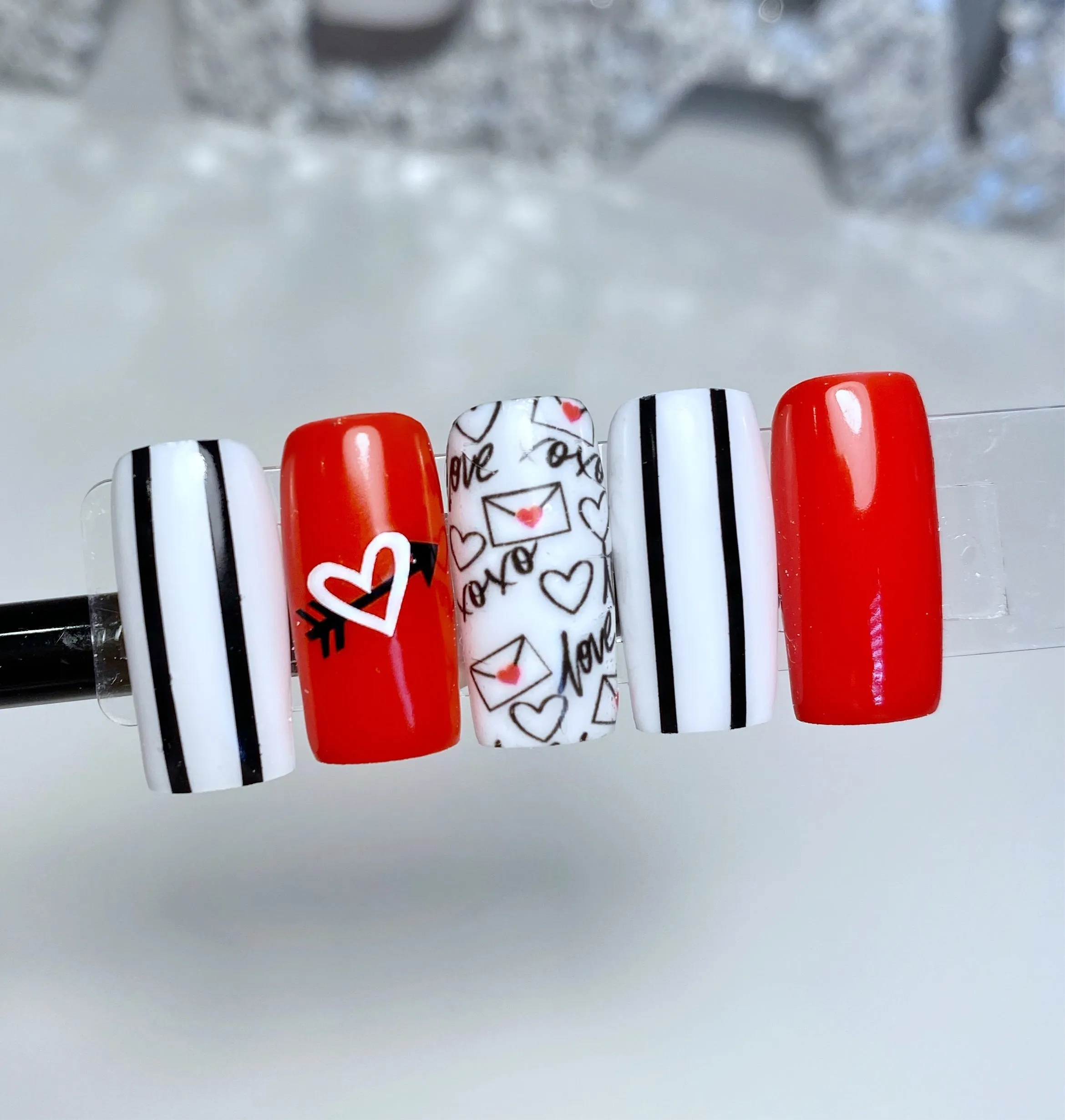 Arrow Nail Decals | Black