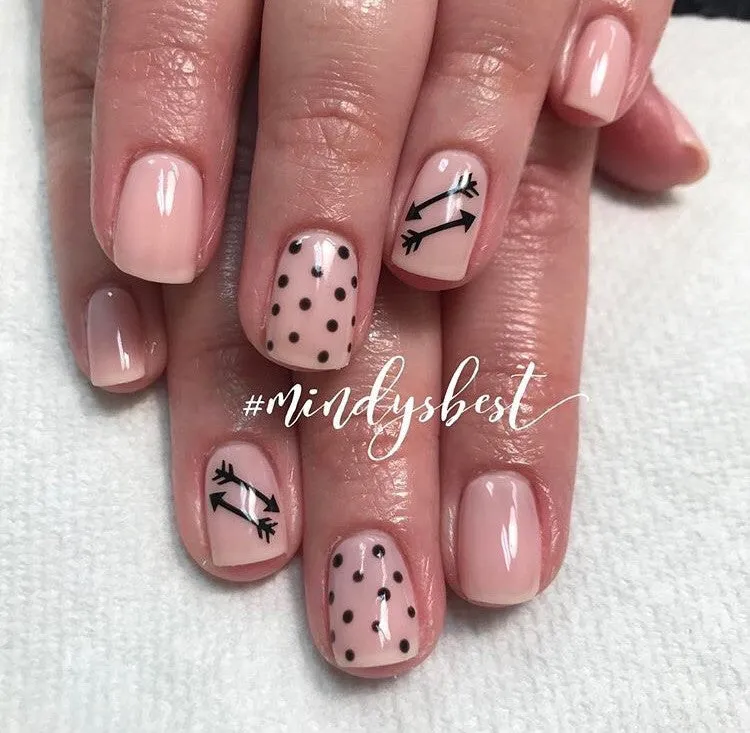 Arrow Nail Decals | Black