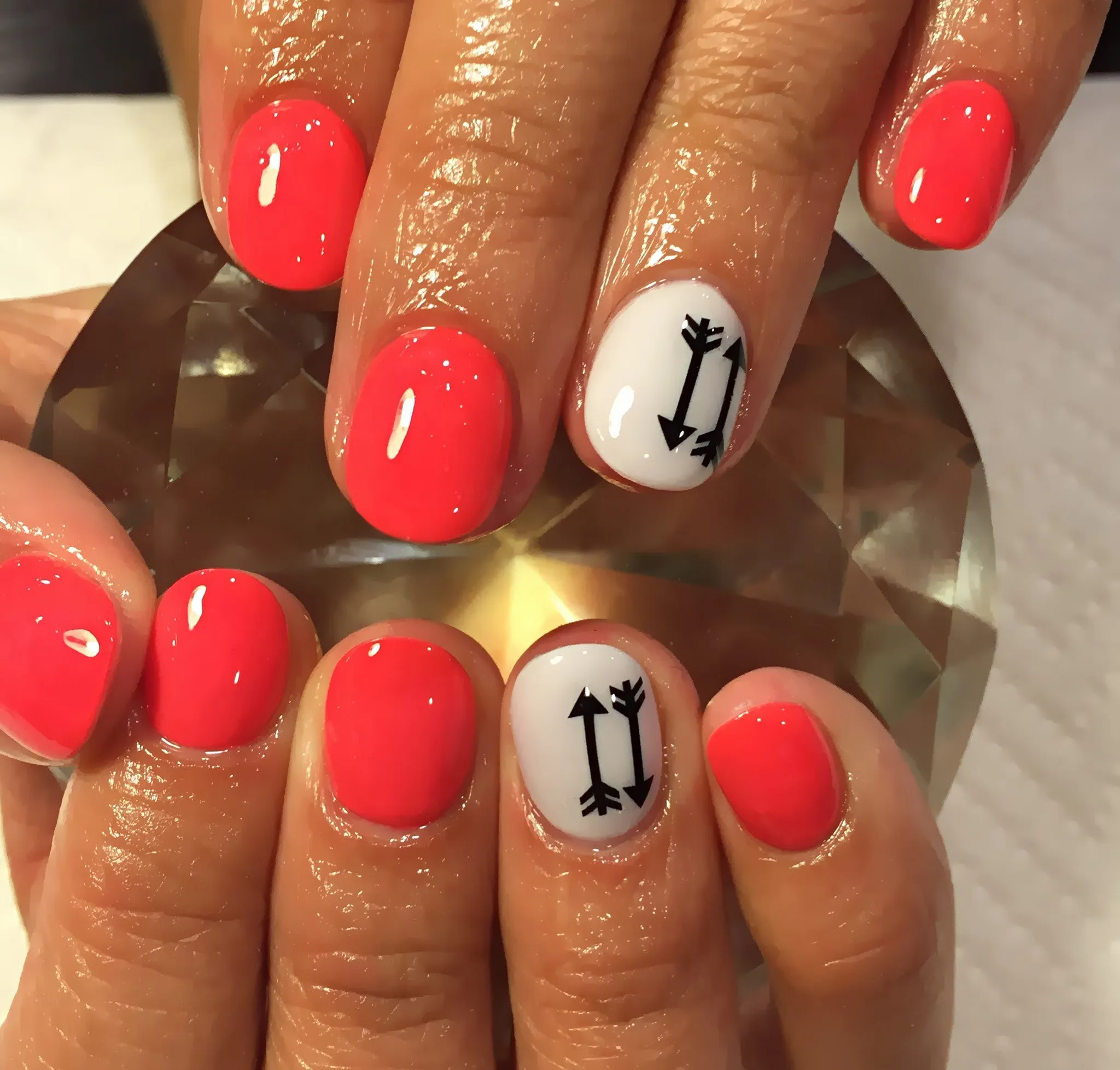 Arrow Nail Decals | Black