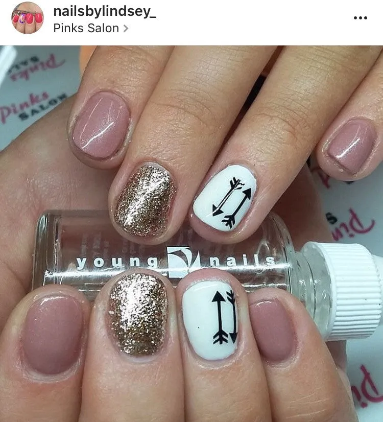 Arrow Nail Decals | Black