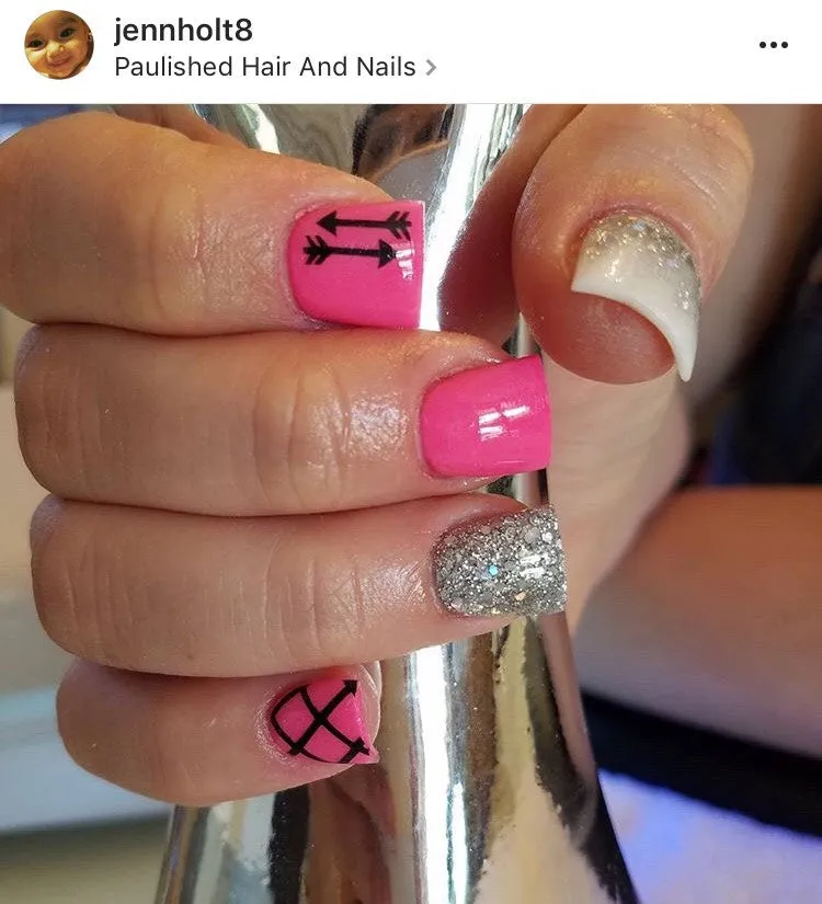 Arrow Nail Decals | Black