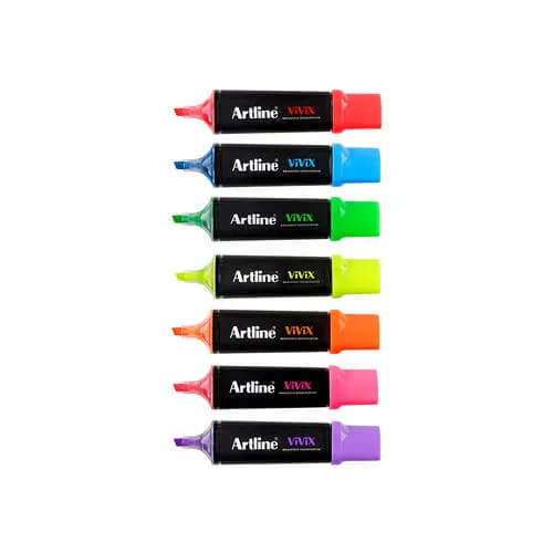 Artline Vivix Highlighter Assorted