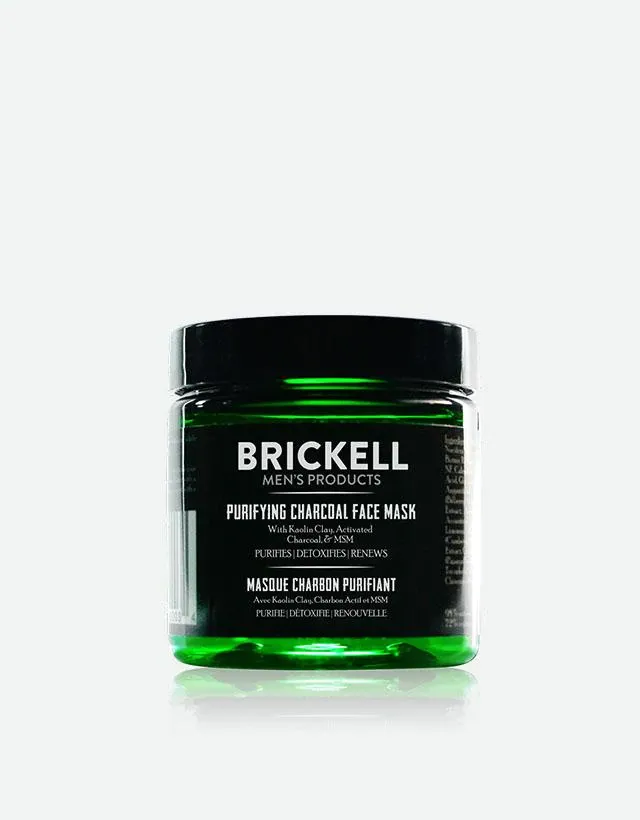 Brickell Men's Products - Purifying Charcoal Face Mask, 118ml