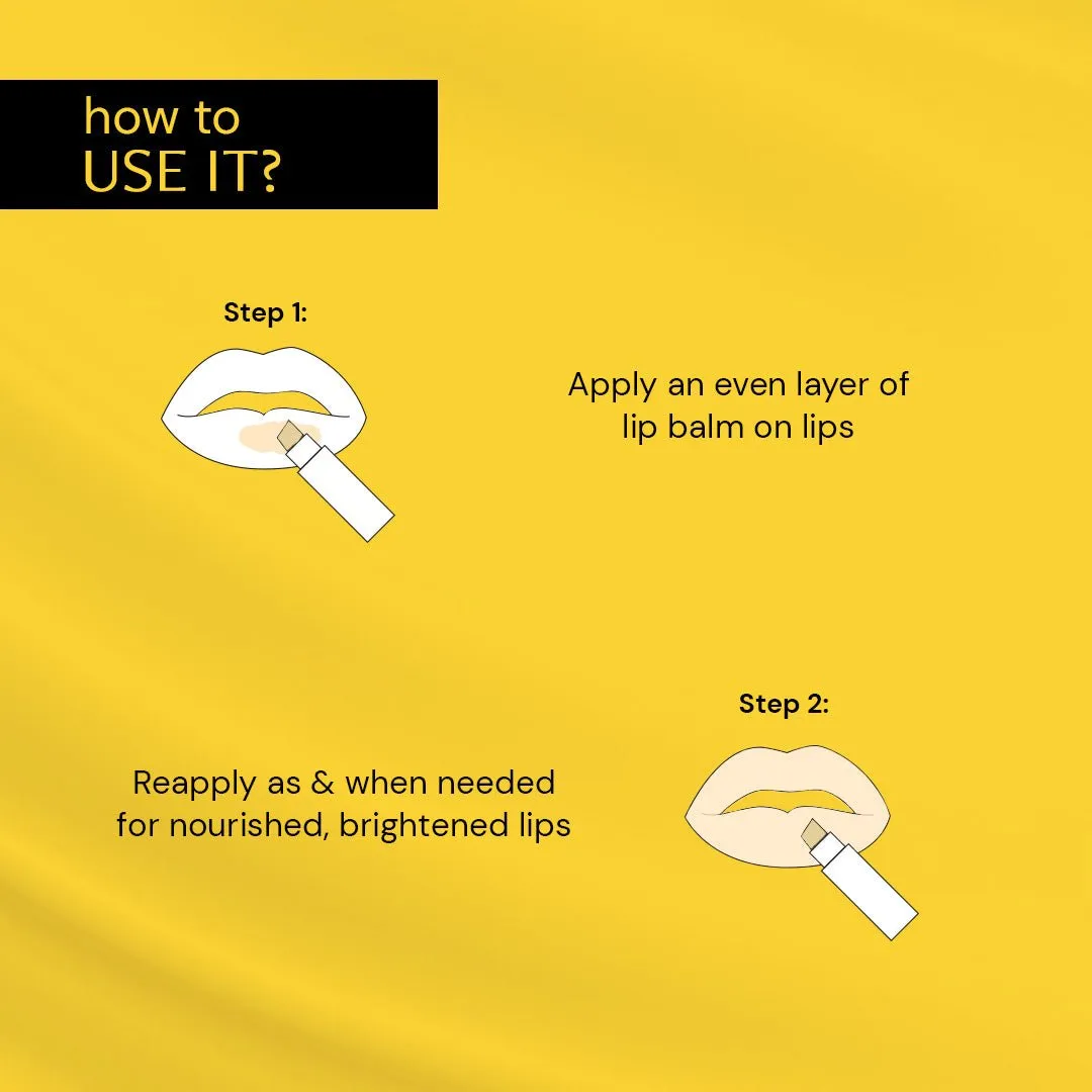 Brightening Lip Balm with SPF 30 - 1% Vitamin C   0.1% Resorcinol