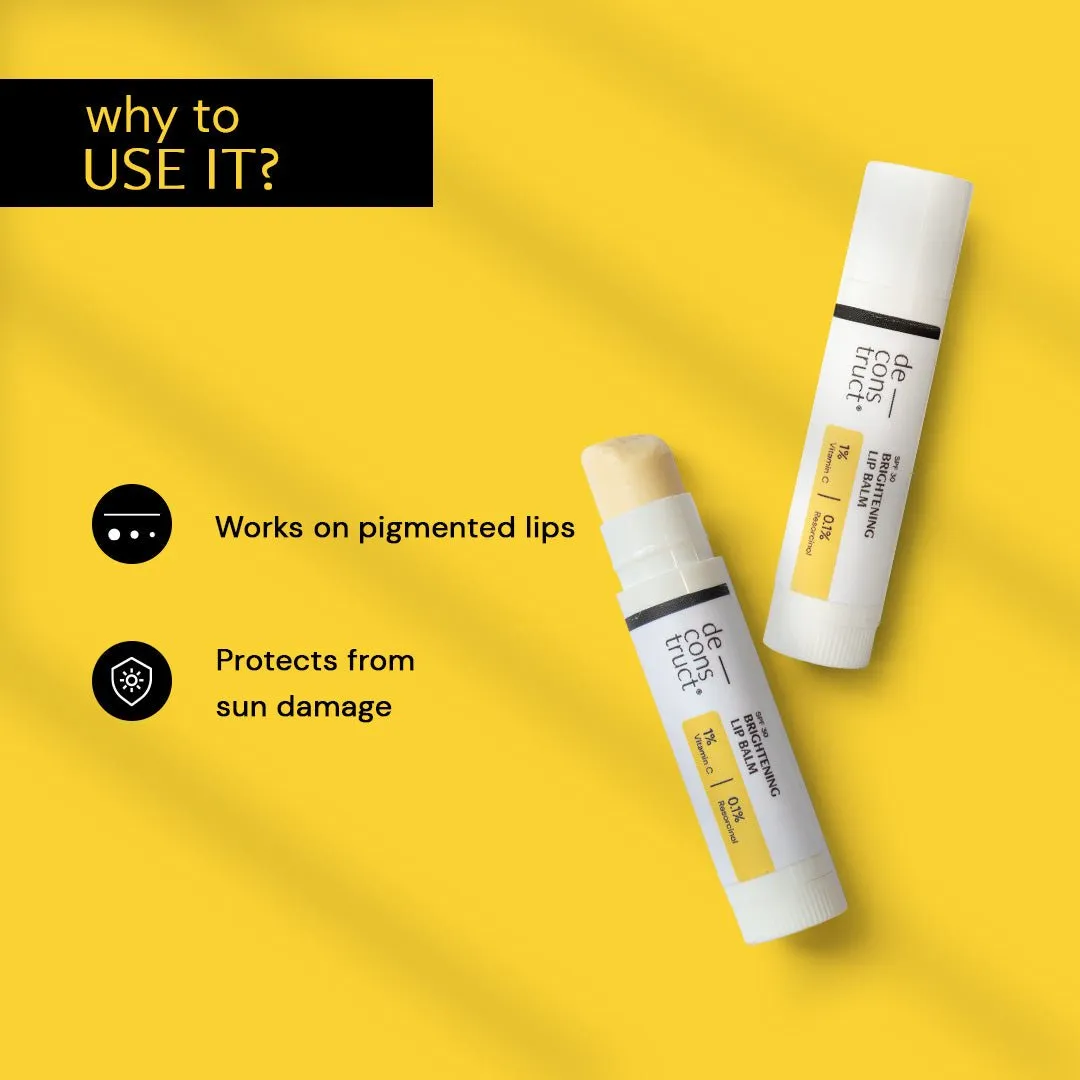 Brightening Lip Balm with SPF 30 - 1% Vitamin C   0.1% Resorcinol