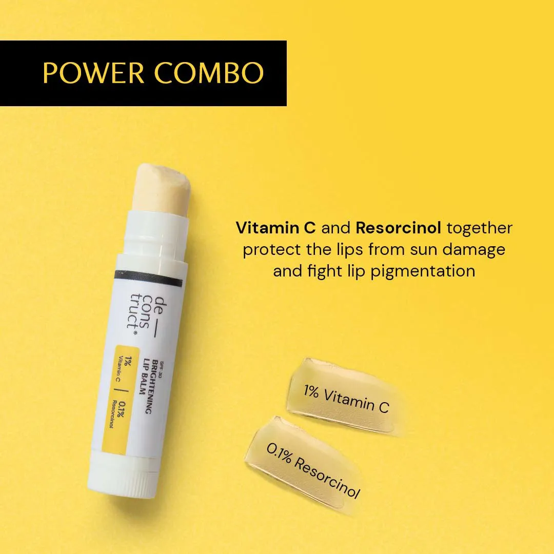 Brightening Lip Balm with SPF 30 - 1% Vitamin C   0.1% Resorcinol