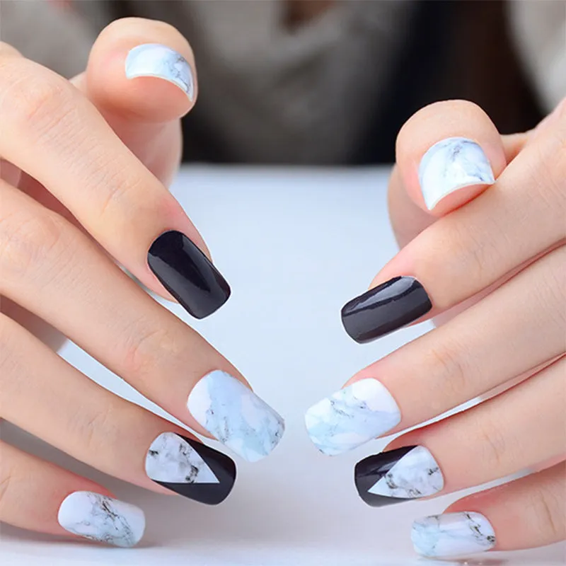 Broken Marble Theme | 12 Colors To Choose From | Nail Art Decals