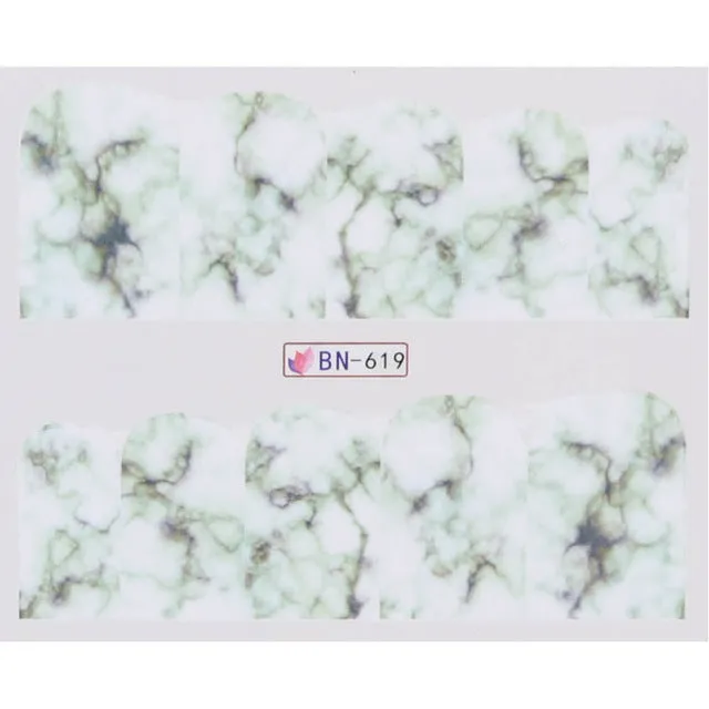 Broken Marble Theme | 12 Colors To Choose From | Nail Art Decals