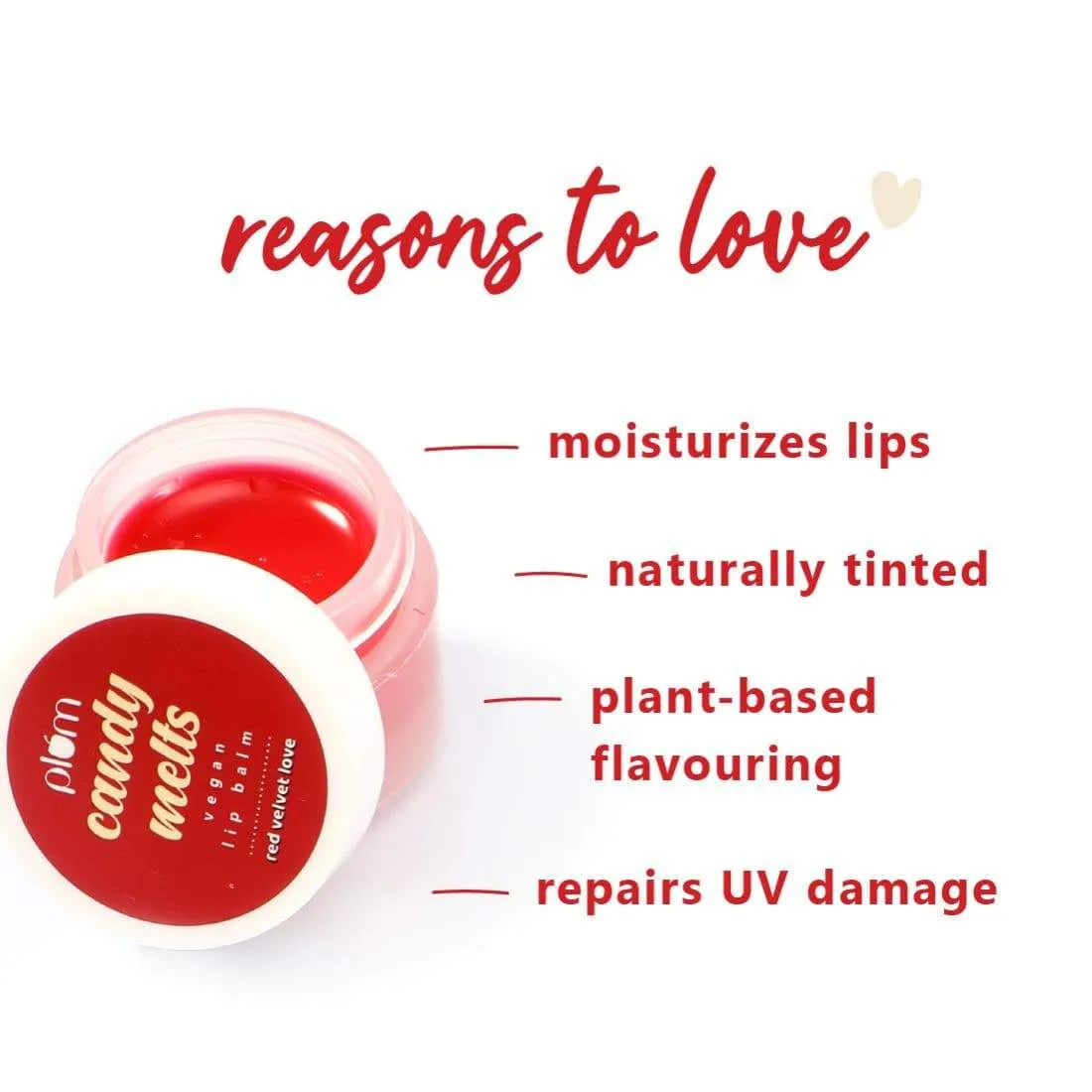 Candy Melts Vegan Lip Balm | Red Velvet Love