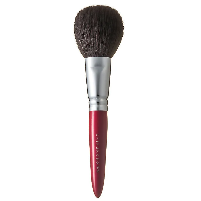 Chikuhodo Powder Brush, Regular Series (R-P4 Black & RR-P4 Red)