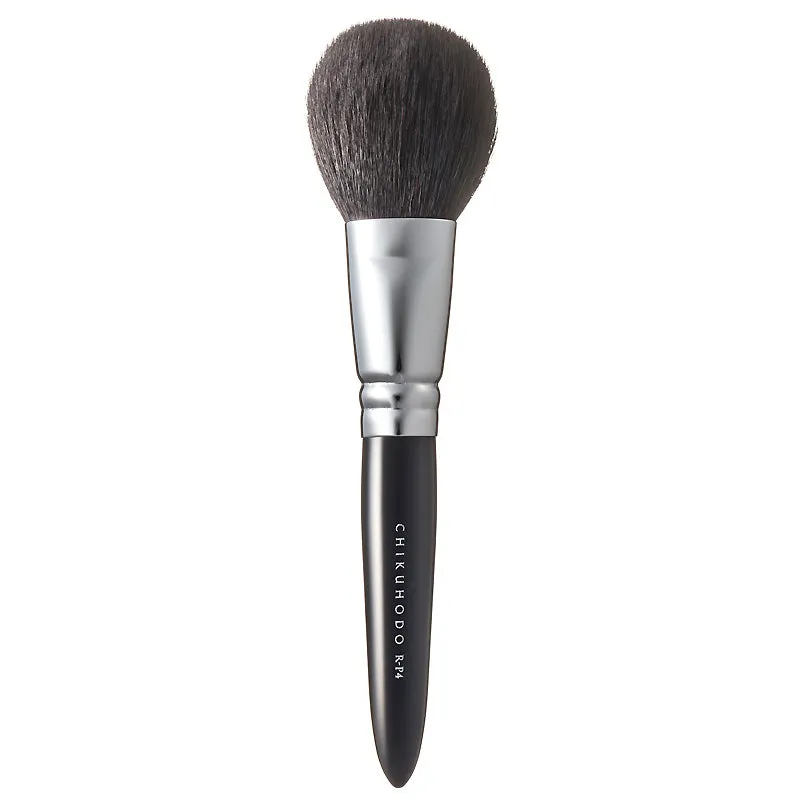 Chikuhodo Powder Brush, Regular Series (R-P4 Black & RR-P4 Red)