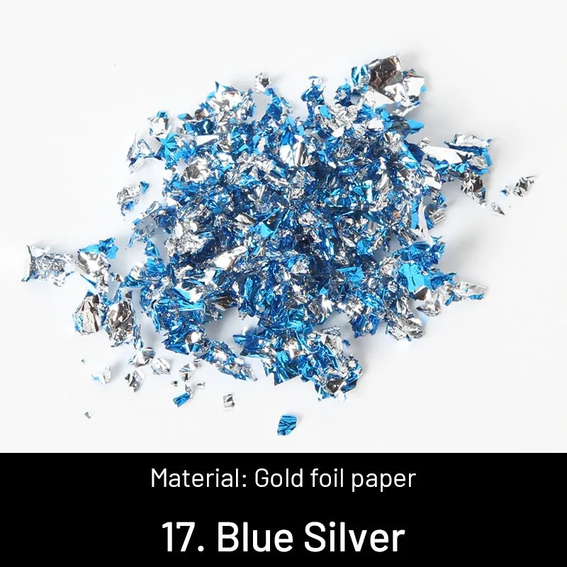 DIY Decorative Crushed Gold Leaves