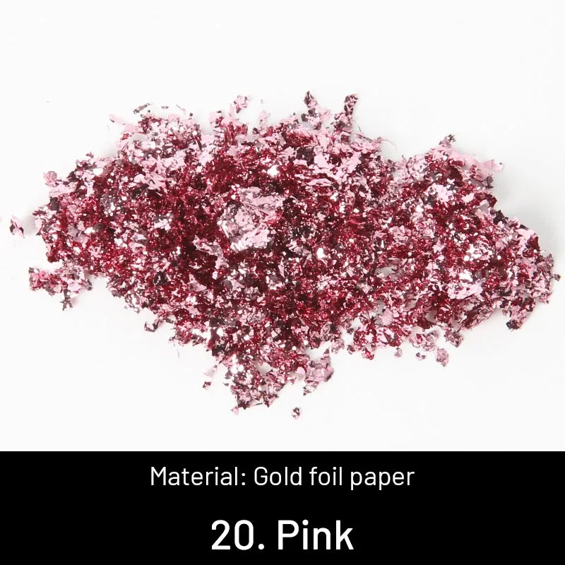 DIY Decorative Crushed Gold Leaves