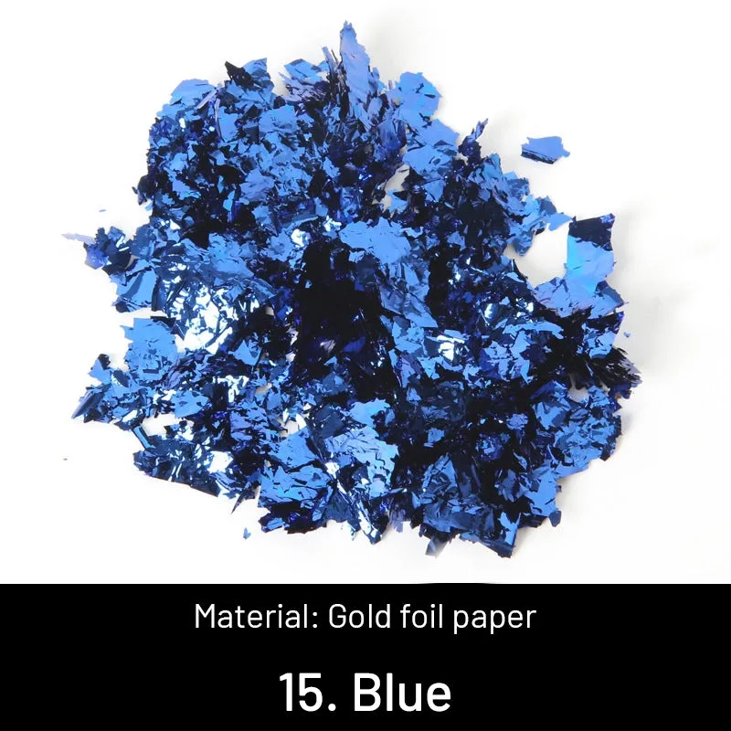 DIY Decorative Crushed Gold Leaves