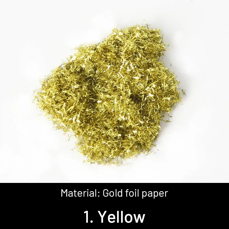 DIY Decorative Crushed Gold Leaves
