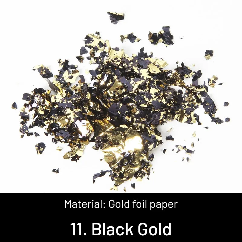 DIY Decorative Crushed Gold Leaves