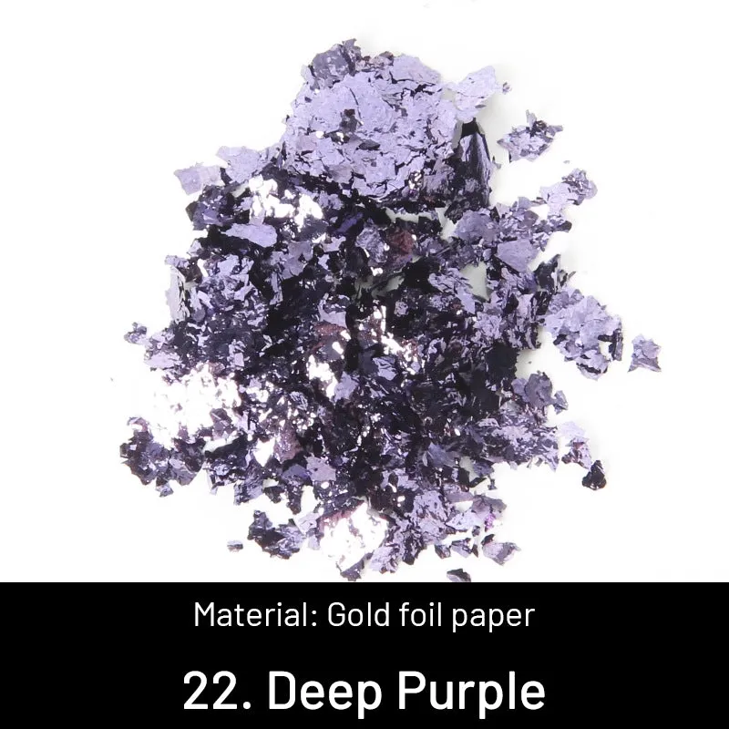 DIY Decorative Crushed Gold Leaves