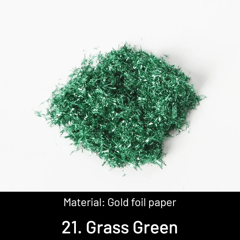 DIY Decorative Crushed Gold Leaves