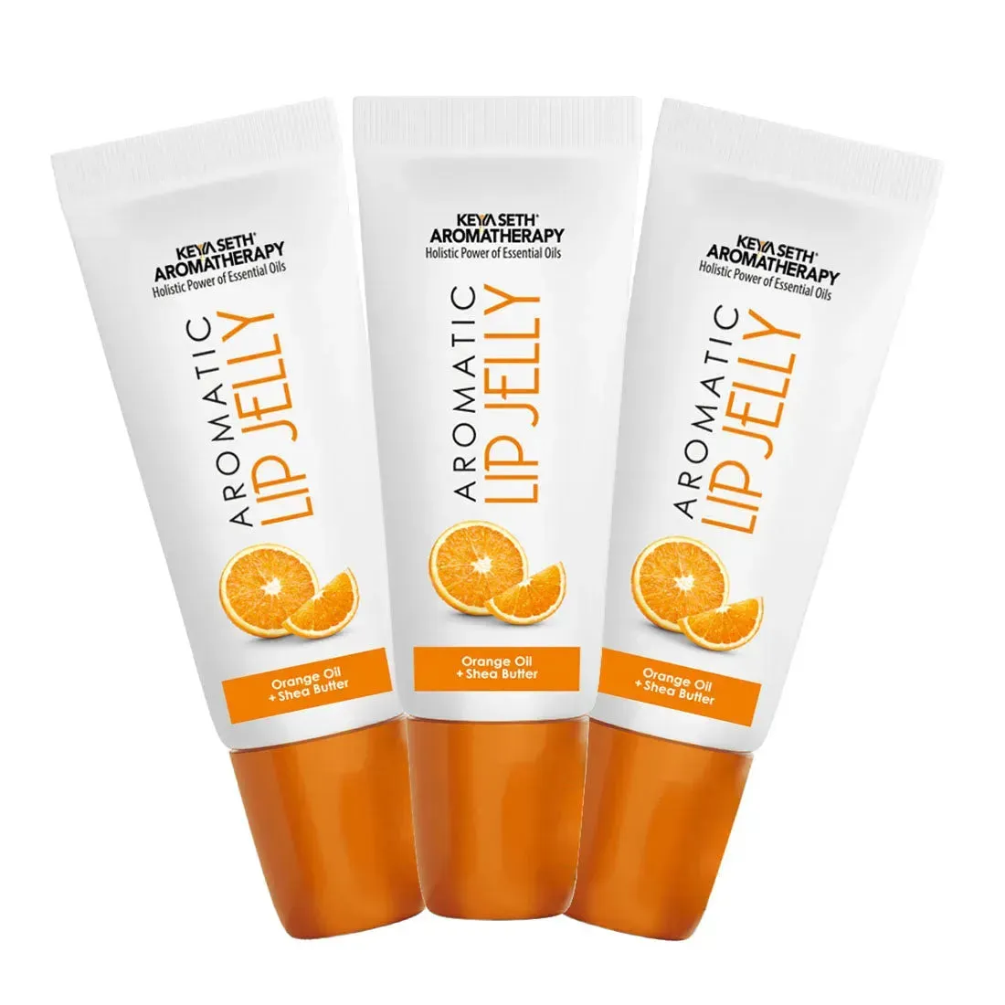 Free Aromatic Lip Jelly Orange, Enriched with Orange Oil (Vitamin C) & Shea Butter, Tinted Lip Balm, Brightening and Moisturizing Dark Lips for Men and Women 10ml