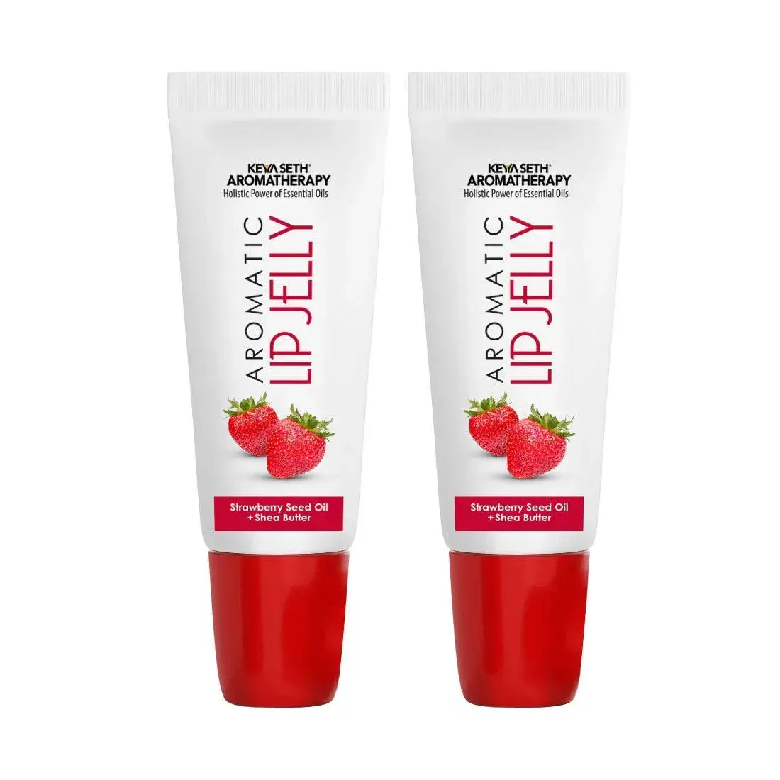 Free Aromatic Lip Jelly Strawbery, Enriched with Strawbery Seed Oil & Shea Butter, Tinted Lip Balm, Brightening and Moisturizing Dark Lips for Men and Women 10ml