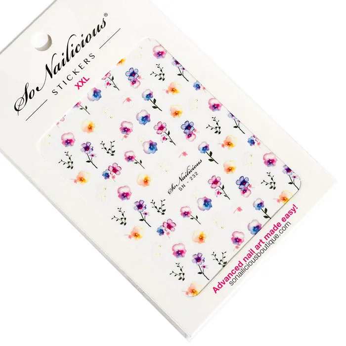 Garden Flower Sticker Set - SAVE 35% - ONLY 2 LEFT!