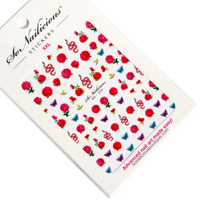 Garden Flower Sticker Set - SAVE 35% - ONLY 2 LEFT!