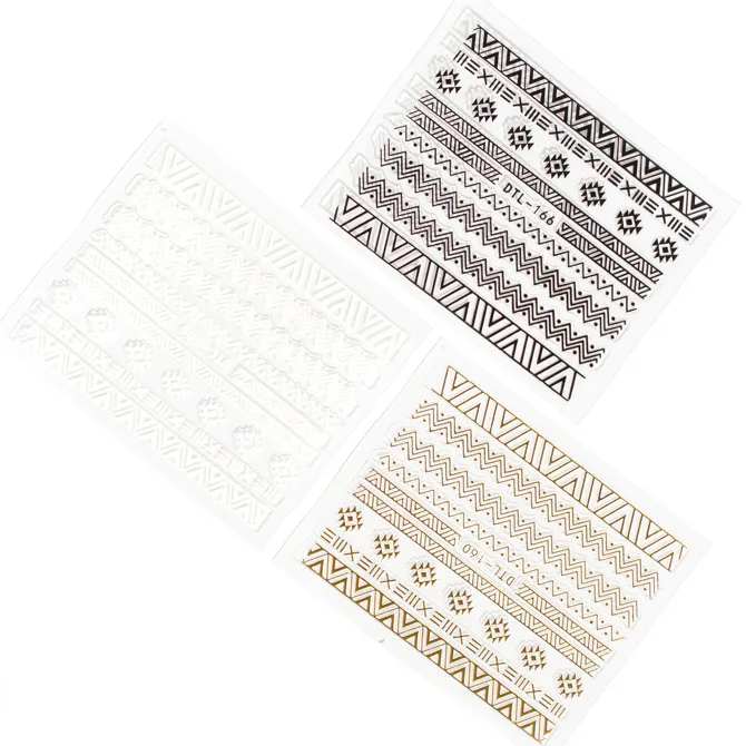 Geo Aztec Nail Stickers