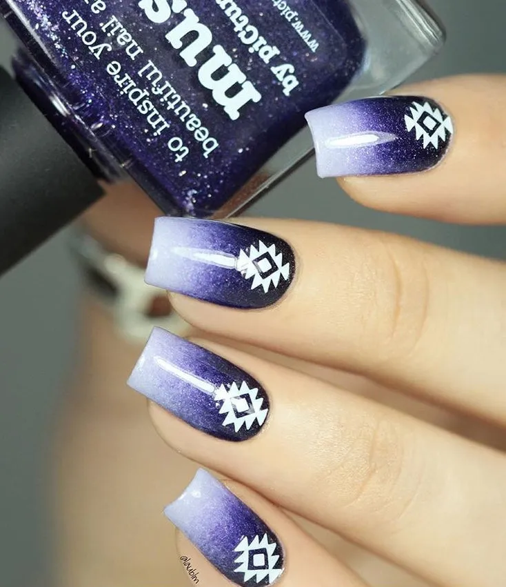 Geo Aztec Nail Stickers
