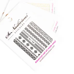 Geo Aztec Nail Stickers