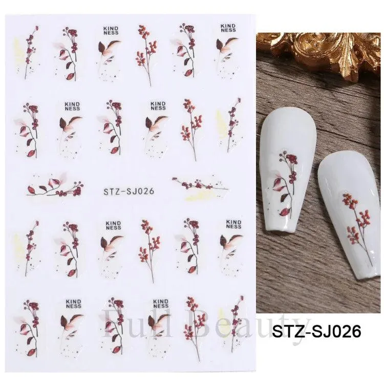 Geometric Gold Laser Nail Stickers: Chic Y2K Metallic Foils & Abstract Designs