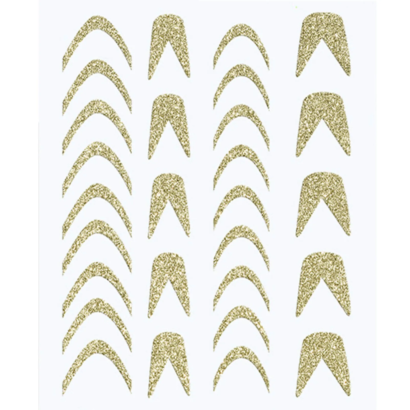 Glitter French Tips-Gold
