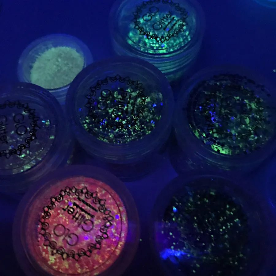 Glow in the Dark Glitter - Barely Bronze