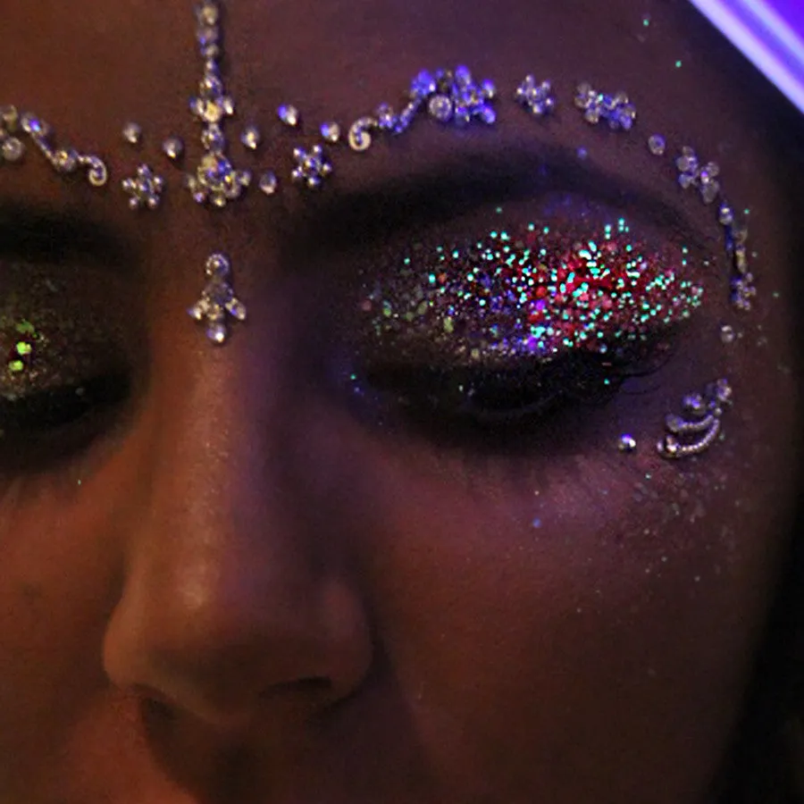 Glow in the Dark Glitter - Barely Bronze