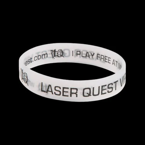 Glow In The Dark Laser Tag Bracelet - Pack of 100 Bracelets