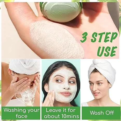 Green Poreless Deep Cleanse Mask Stick Oil Control Anti-Acne Green Tea Mask Stick