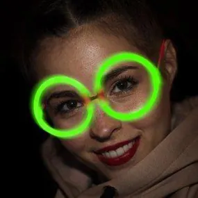 Green Round Glow Eyeglasses