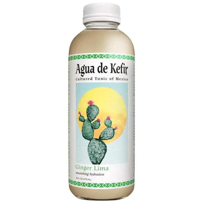 GT's - Agua De Kefir, 16oz | Multiple Flavors | Pack of 12