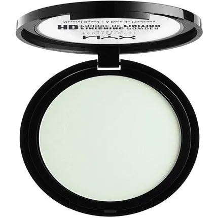 High Definition Finishing Powder Pressed Powder Skin Perfecting Matte Finish Oil Absorbing Vegan Formula Shade Mint Green 03 Nyx Professional Makeup